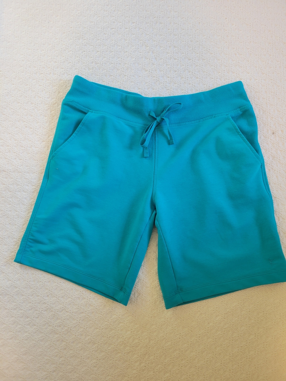 Danskin Turquoise Drawstring Bermuda Shorts